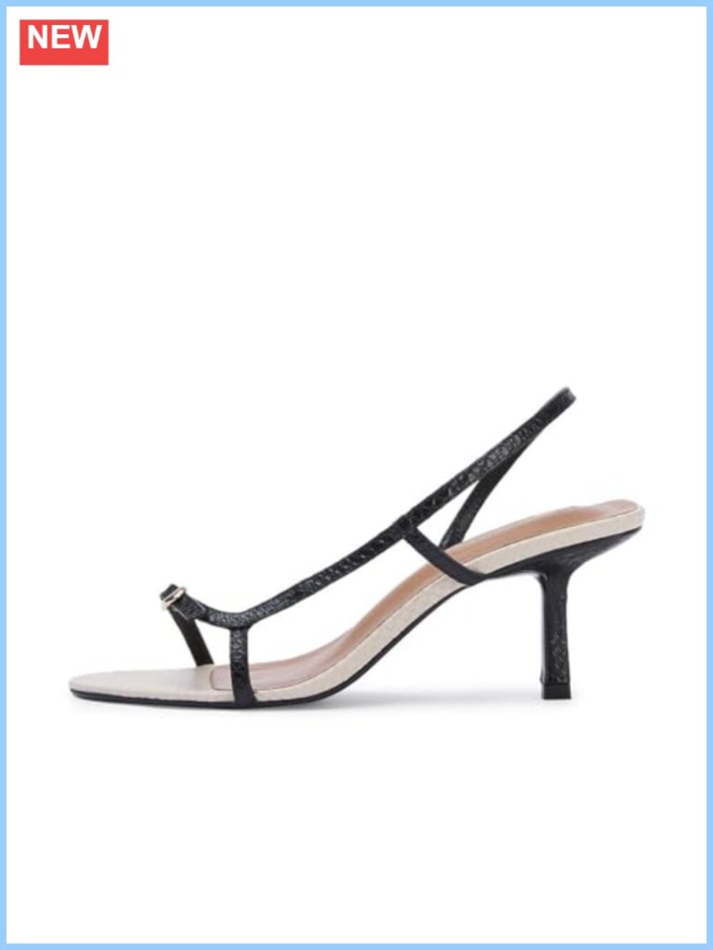 Strappy Slingback Heeled Sandals Open Toe Stiletto Dress Shoes
